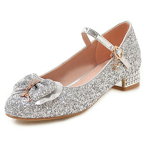 

Жен. Искусственная кожа Весна лето Обувь на каблуках На толстом каблуке Круглый носок Серебряный / Розовый / Свадьба / Для вечеринки / ужина