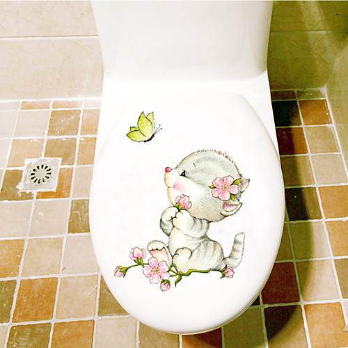 

Toilet Stickers - Animal Wall Stickers Animals Living Room / Bedroom / Bathroom