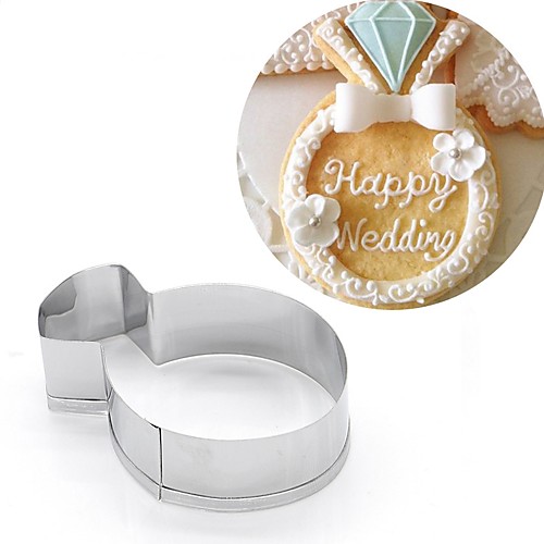 

Wedding Diamond Ring Cookies Cutter Stainless Steel Biscuit Cake Mold