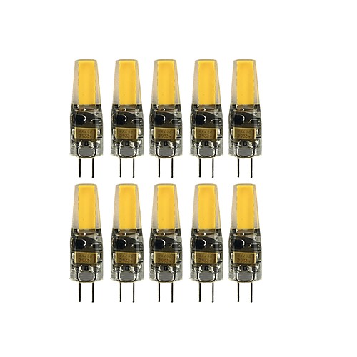 

10 шт. 3 W Двухштырьковые LED лампы 200-300 lm G4 T 1 Светодиодные бусины COB Милый Тёплый белый Холодный белый 12 V