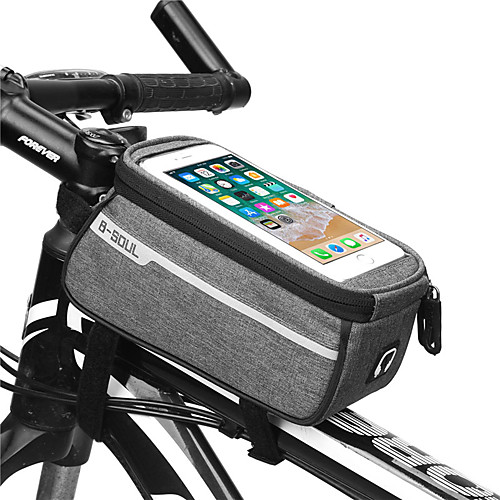 

B-SOUL 1 L Сотовый телефон сумка Бардачок на раму Компактность Пригодно для носки Прочный Велосумка/бардачок Терилен Велосумка/бардачок Велосумка Велосипедный спорт / iPhone X / iPhone XR
