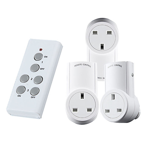 

Smart Socket Easy to Use 3 Pieces Special Material Plug-in Remote Control