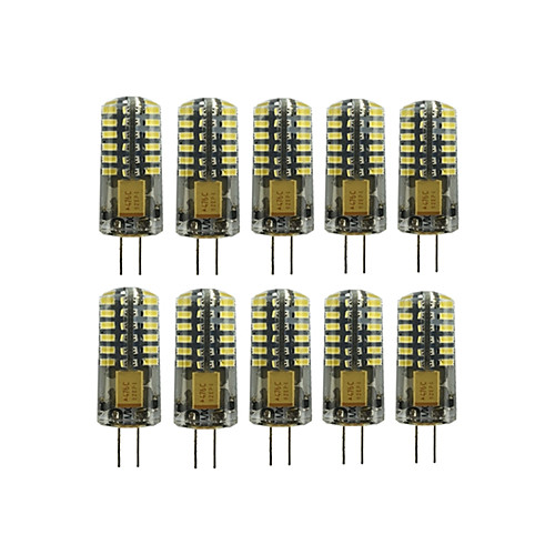 

10 шт. 3 W 90-105 lm G4 Двухштырьковые LED лампы T 48 Светодиодные бусины SMD 3014 Милый Тёплый белый Холодный белый 12 V
