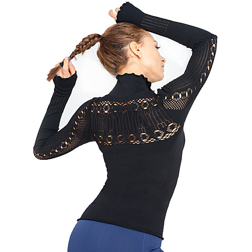 

Women's Thumbhole Half Zip Running Shirt Stand Running Walking Jogging Breathable Quick Dry Soft Sportswear Top Long Sleeve Activewear High Elasticity