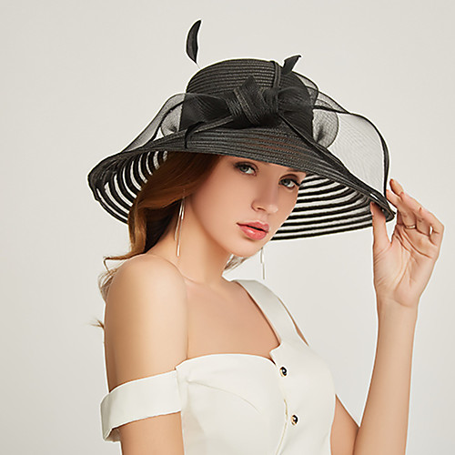

Полиэстер / органза Кентукки дерби шляпа / Fascinators / Аксессуары для волос с Несколько слоев 1 шт. Вечеринка / ужин / Работа / Свадьба Заставка