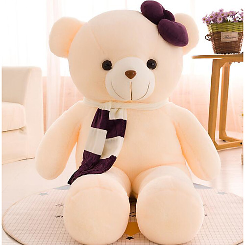 

Bear Teddy Bear Talking Stuffed Animals Plush Toy Stuffed Animal Bluetooth Speaker LED Lighting Cute Singing Cotton / Polyester All Perfect Gifts Present for Kids Babies Toddler
