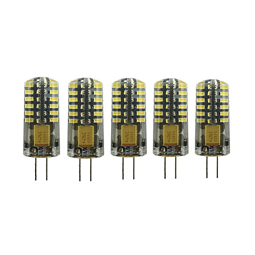 

5 шт. 3 W 90-105 lm G4 Двухштырьковые LED лампы T 48 Светодиодные бусины SMD 3014 Милый Тёплый белый Холодный белый 12 V