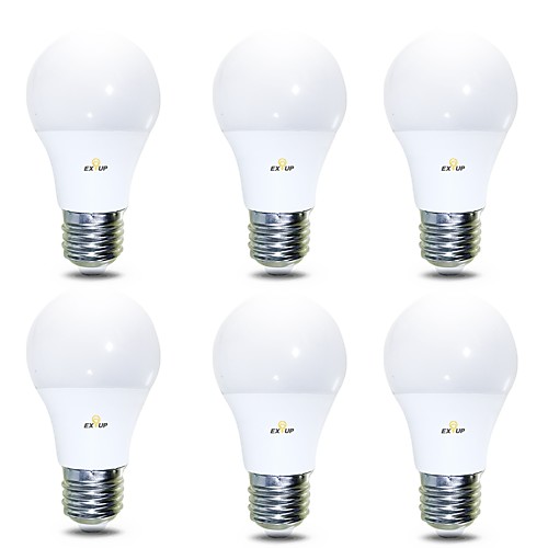 

EXUP 6шт 7 W Круглые LED лампы 680 lm B22 E26 / E27 14 Светодиодные бусины SMD 2835 Тёплый белый Холодный белый 220-240 V 110-130 V