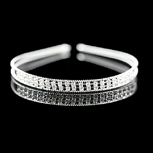 

Сплав ободки с Crystal / Rhinestone 1 шт. Свадьба / Особые случаи Заставка