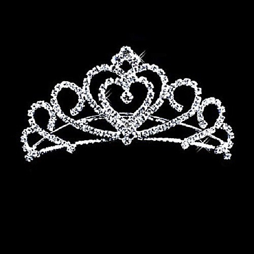 

Сплав Диадемы / Расчески с Crystal / Rhinestone 1 шт. Свадьба Заставка