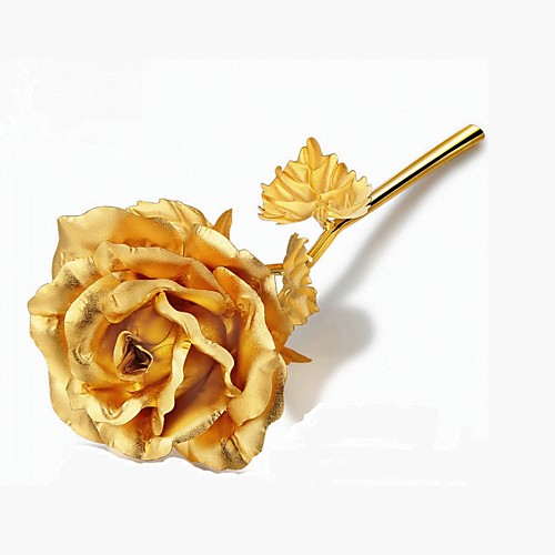 

Artificial Flowers 1 Branch European Style Roses Tabletop Flower