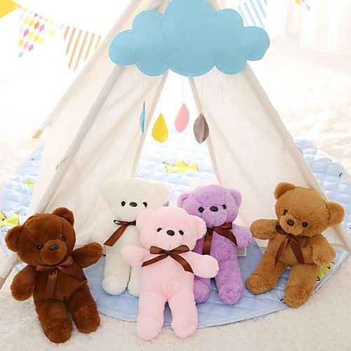 

Bear Teddy Bear Stuffed Animal Plush Toy Animals Cute Cotton / Polyester All Toy Gift 1 pcs
