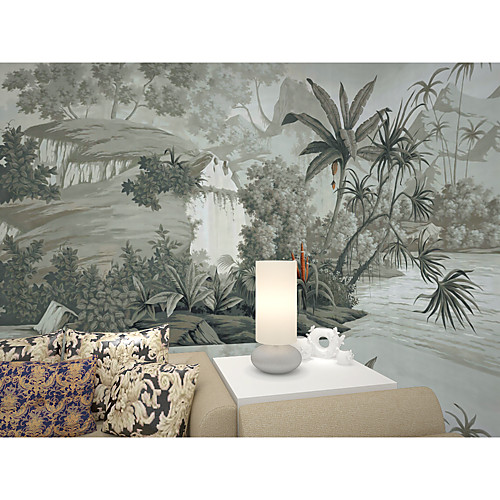 

обои / фреска холст Облицовка стен - Клей требуется Живопись / Деревья / Листья / 3D