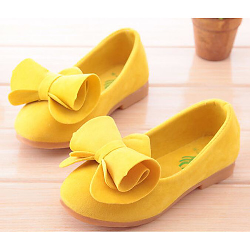 

Девочки Замша На плокой подошве Малыш (9м-4ys) / Маленькие дети (4-7 лет) / Большие дети (7 лет ) Удобная обувь Желтый / Пурпурный / Розовый Весна