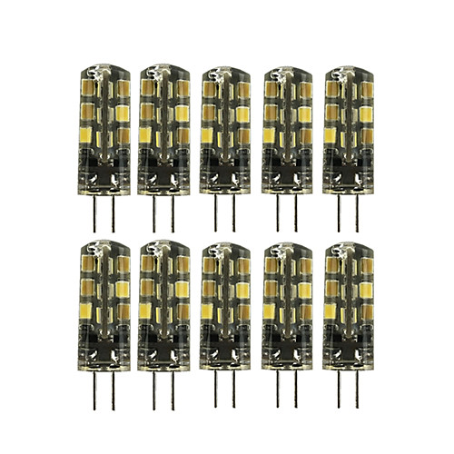 

10 шт. 2 W 180 lm G4 Двухштырьковые LED лампы T 24 Светодиодные бусины SMD 2835 Милый Тёплый белый Холодный белый 12 V