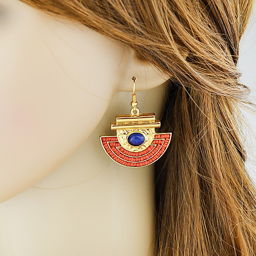 

Women's Drop Earrings Geometrical Stylish Geometric Earrings Jewelry Red For Daily Date 1 Pair