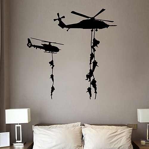 

Shapes Wall Stickers Plane Wall Stickers Decorative Wall Stickers, PVC Home Decoration Wall Decal Wall Decoration 1 set