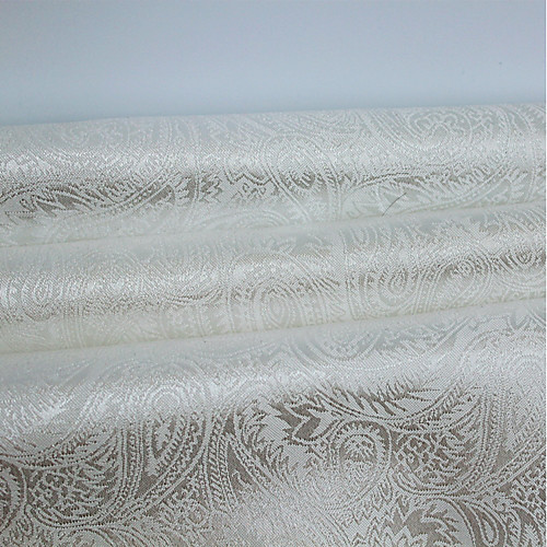 

Сатин / атлас Пейсли Жаккард 150 cm ширина ткань для Свадьба продано посредством метр