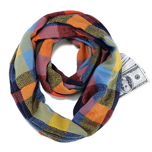 

Жен. Классический Шарфы кольцом С принтом