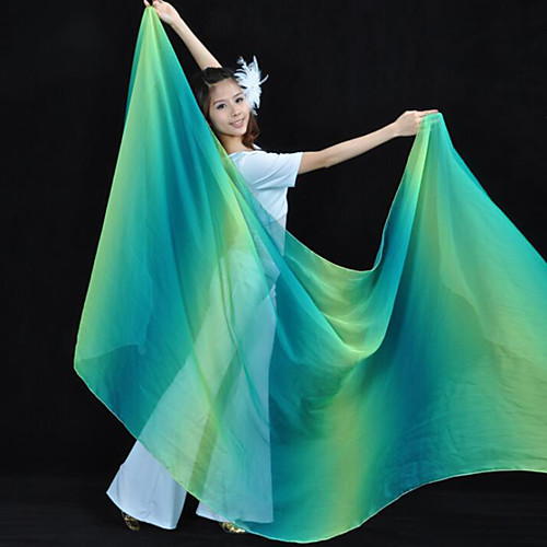 фото Танец живота вуаль жен. учебный / выступление тюль крашенная ткань модерн вуаль Lightinthebox