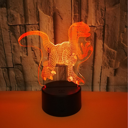 

Питание от USB странный ночной свет 3d raptor rex visual настольная лампа энергосберегающие уход за глазами светодиодные настольные лампы для гостиной<5v