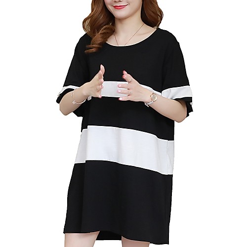 

женское платье выше смещения колена оранжево-черное m l xl xxl