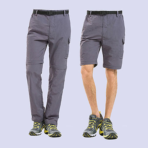 

Муж. Штаны для туризма и прогулок Брюки-трансформеры На открытом воздухе Легкость Быстровысыхающий Воздухопроницаемость Брюки На открытом воздухе Разные виды спорта Военно-зеленный Темно-серый Хаки L