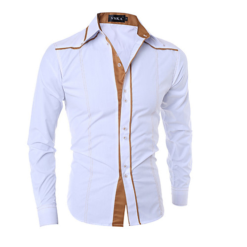 

Men's Shirt - Solid Colored White