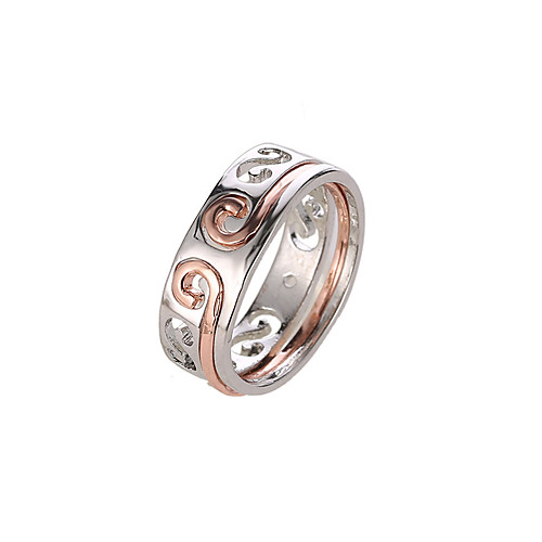 

Для пары Двухцветные Кольцо Ring Set модный Романтика Модные кольца Бижутерия Серебряный Назначение Повседневные Для улицы На выход Офис и карьера 6 / 7 / 8 2pcs