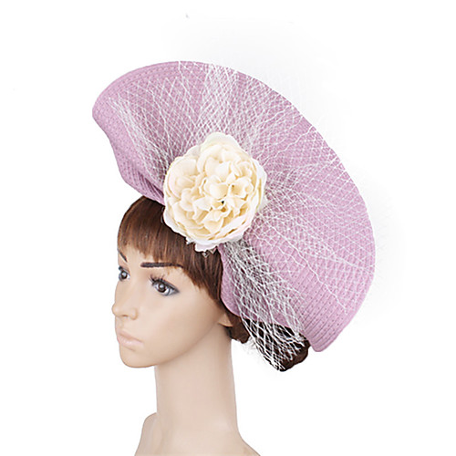 

Полиэстер / Сеть Кентукки дерби шляпа / Fascinators / Цветы с Цветы 1 шт. Свадьба / Вечеринка / ужин Заставка