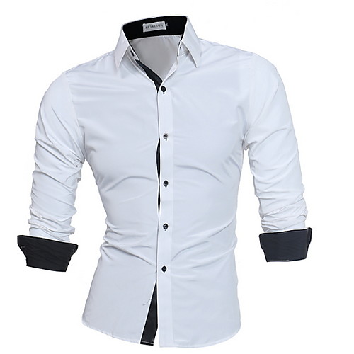 

Men's Shirt - Solid Colored Black