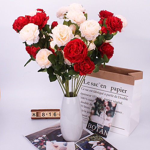 

Искусственные Цветы 5 Филиал Классический Сценический реквизит европейский Розы Вечные цветы Букеты на стол