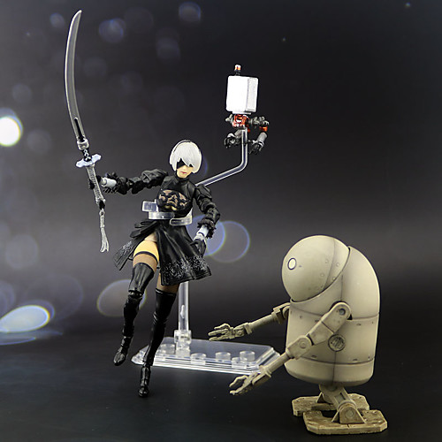 

Аниме Фигурки Вдохновлен Нир: Automata 2B ПВХ 14 cm См Модель игрушки игрушки куклы