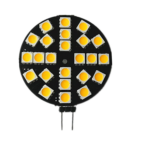 

1шт 3.5 W 200 lm G4 Двухштырьковые LED лампы 24 Светодиодные бусины SMD 5050 10-30 V