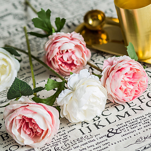 

Искусственные Цветы 5 Филиал Классический Свадьба Свадебные цветы Розы Вечные цветы Букеты на стол