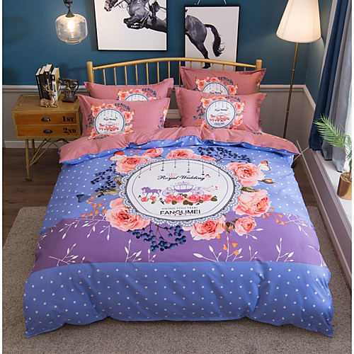 

Пододеяльник наборы Современный стиль Полиэстер С принтом 4 предметаBedding Sets