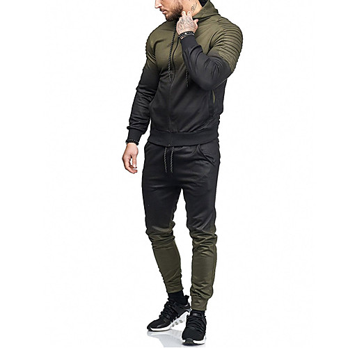 

Муж. На каждый день / Классический Толстовка / Activewear Set - Контрастных цветов