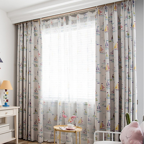 

Современный Солнцезащитные 1 панель Занавес Гостиная Curtains