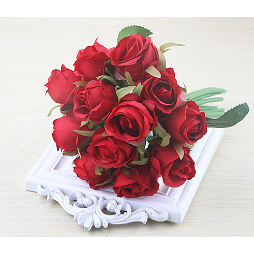 

Искусственные Цветы 1 Филиал Классический Свадьба Свадебные цветы Розы Вечные цветы Букеты на стол