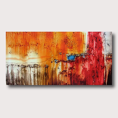 

Oil Painting Hand Painted - Abstract Comtemporary Modern Stretched Canvas