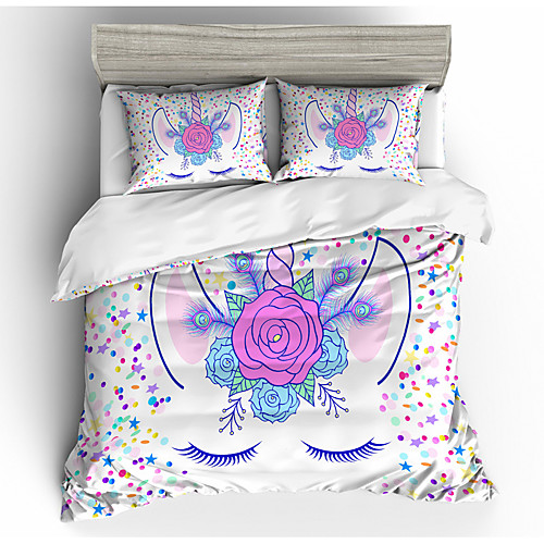 

Пододеяльник наборы Мультипликация Полиэстер С принтом 3 предметаBedding Sets