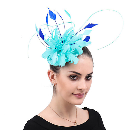 

Полиэстер / Полипропилен ABS / Искуственная кожа Fascinators / Цветы / Аксессуары для волос с Пух / Цветы 1 шт. Свадьба / Вечеринка / ужин Заставка