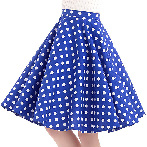 

Жен. Хлопок Качеля Подол Горошек