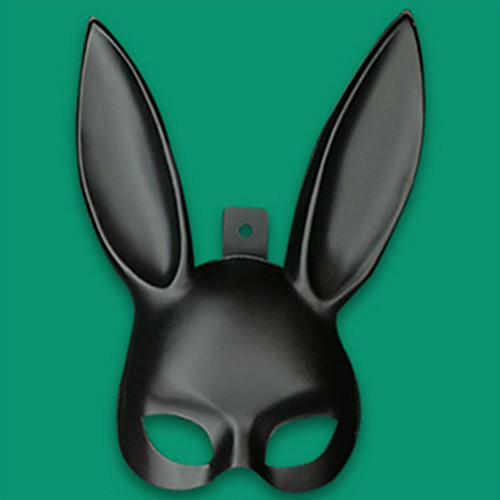 

Rabbit Талисман Пасхальный заяц Маски Взрослые Жен. Хэллоуин Пасха Фестиваль / праздник Пластик Лиловый / Цвет радуги / Розовый Карнавальные костюмы Однотонный Контрастных цветов