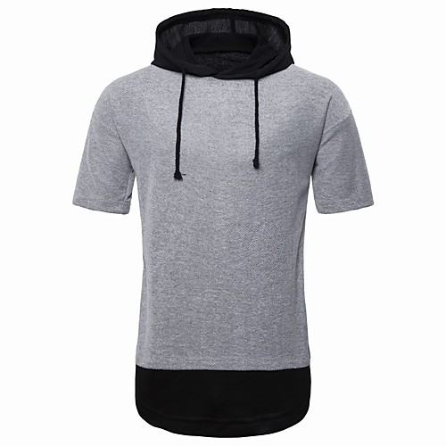 

Men's Daily Sports T-shirt - Solid Colored Light gray