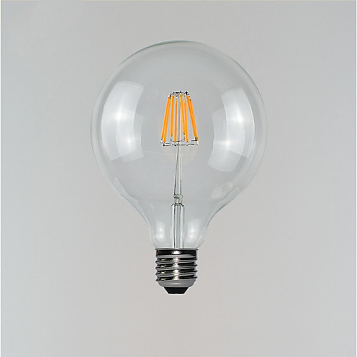 

1шт 6 W 430-530 lm E26 / E27 LED лампы накаливания G125 8 Светодиодные бусины
