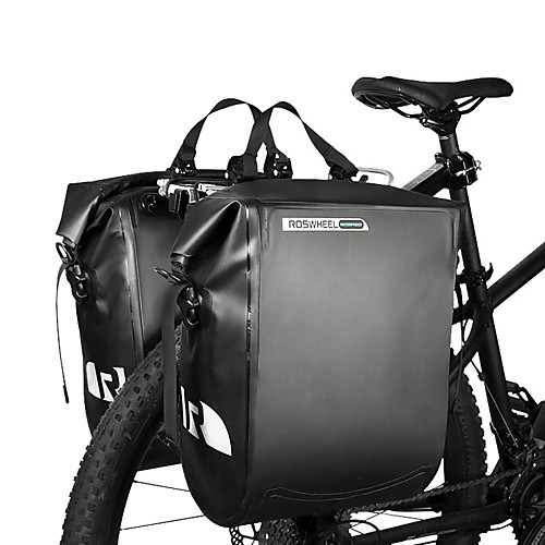 фото Roswheel 20 l сумка на багажник велосипеда / сумка на бока багажника велосипеда сумки на багажник велосипеда водонепроницаемость дожденепроницаемый влагонепроницаемый велосумка/бардачок пвх lightinthebox