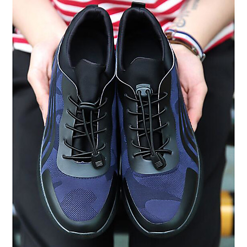 

Муж. Комфортная обувь Tissage Volant Весна лето Спортивная обувь Беговая обувь Черный / Синий