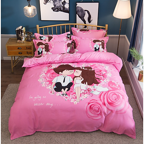 

Пододеяльник наборы Современный стиль Полиэстер С принтом 4 предметаBedding Sets
