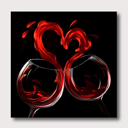 

Hang-роспись маслом Ручная роспись - Абстракция Современный Modern Включите внутренний каркас